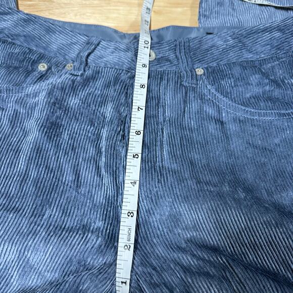 Rag & Bone NWT Rosa Corduroy Pants Powder Blue Color Size 28 Button Fly Mid Rise - Picture 9 of 10